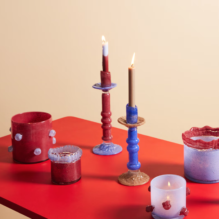 Lara Candle holder XS Bordeaux, the best customize gift and gifts for her and for him from Inna Carton online shop Dubai, UAE!