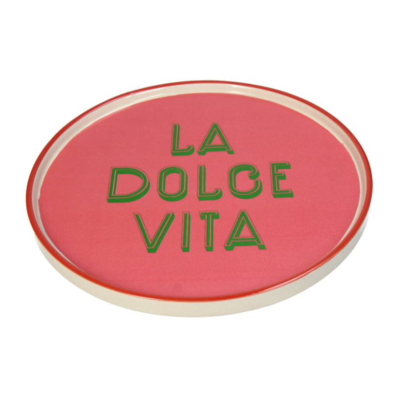 La Dolce Vita Dinner Plate, the best customized gift and gifts for her and for him from Inna Carton online shop Dubai, UAE!