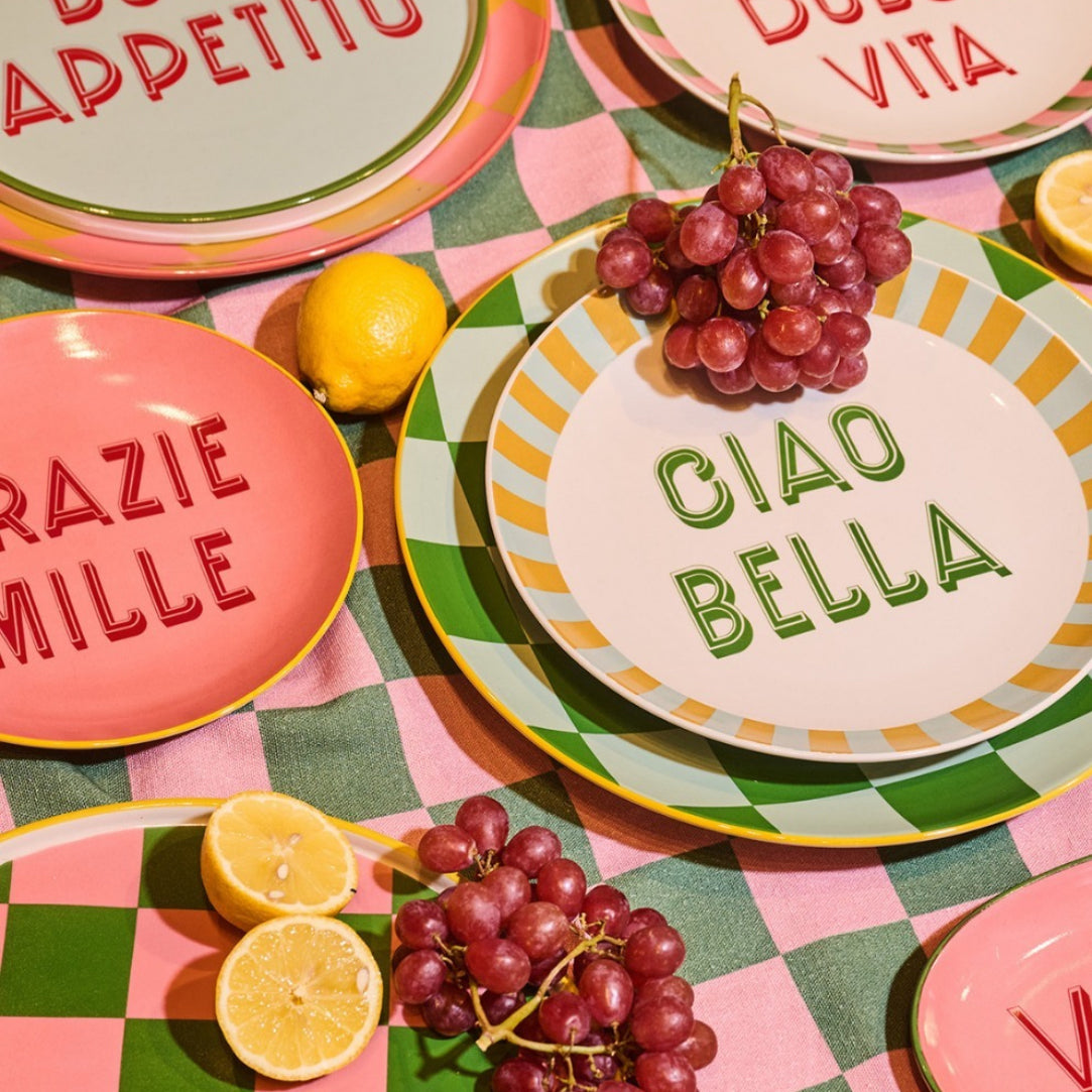 La Dolce Vita Dinner Plate, the best customized gift and gifts for her and for him from Inna Carton online shop Dubai, UAE!