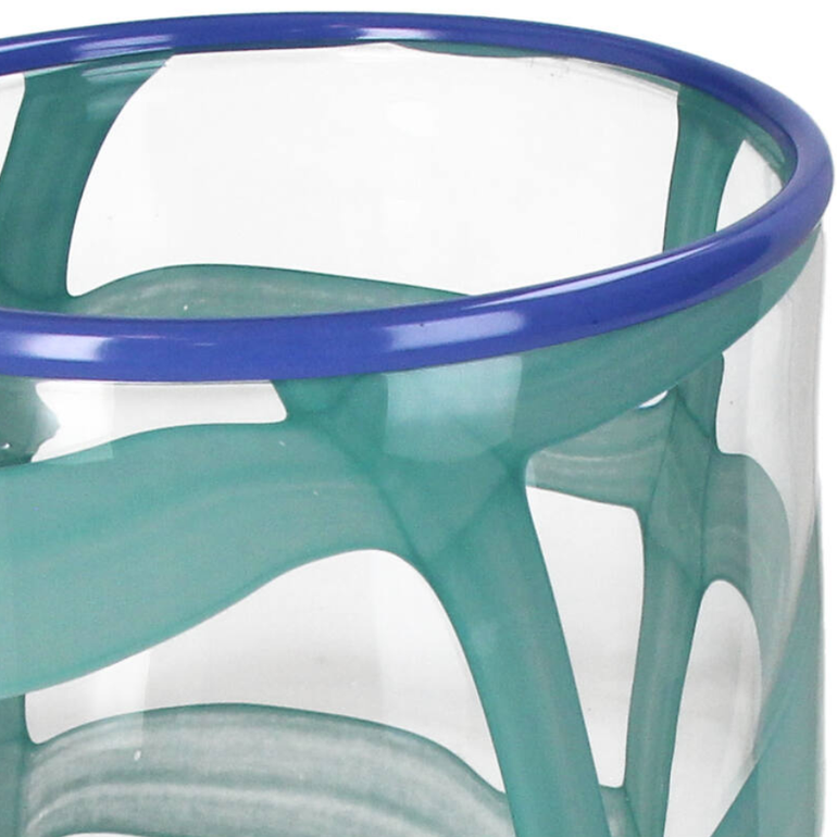 Large Paint Bloom Vase Turquoise, the best customized gift and gifts for her and for him from Inna Carton online shop Dubai, UAE!
