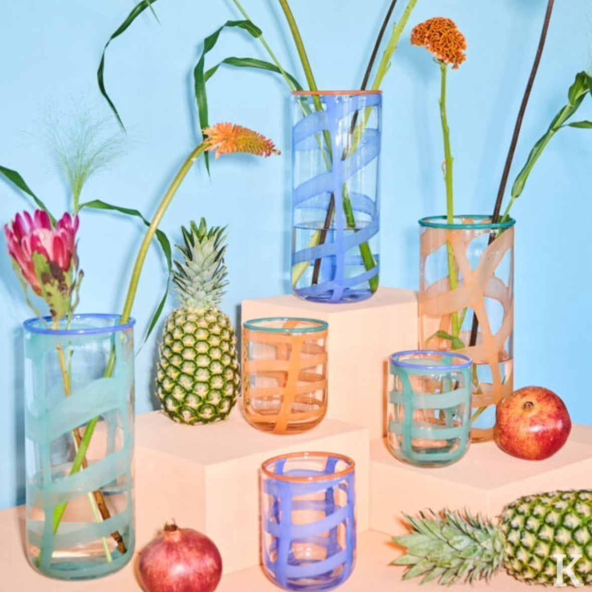 Large Paint Bloom Vase Terracota, the best customized gift and gifts for her and for him from Inna Carton online shop Dubai, UAE!