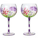 Lavender Garden Handpainted Glasses, the best customized gift and gifts for her and for him from Inna Carton online shop Dubai, UAE!