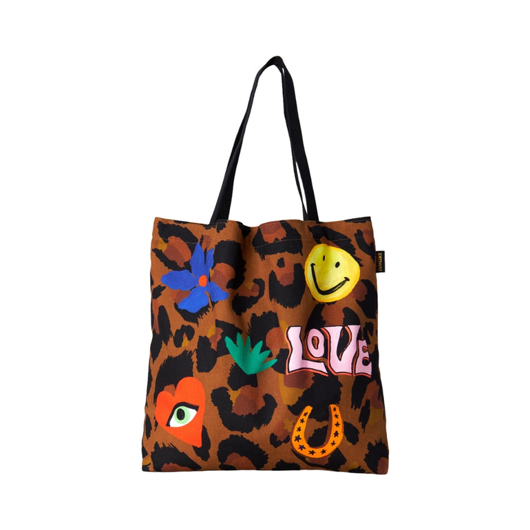 Leopard Cotton Tote, the best customized gift and gifts for her and for him from Inna Carton online shop Dubai, UAE!
