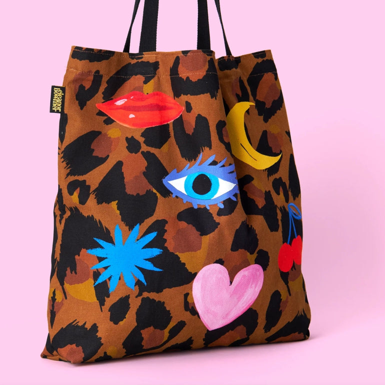 Leopard Cotton Tote, the best customized gift and gifts for her and for him from Inna Carton online shop Dubai, UAE!