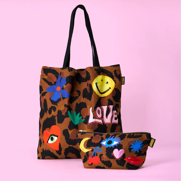 Leopard Cotton Tote, the best customized gift and gifts for her and for him from Inna Carton online shop Dubai, UAE!