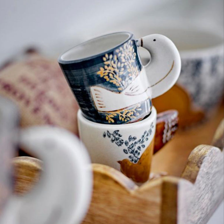 Liberty Bird Stoneware Espresso Cups, the best customized gift and gifts for her and for him from Inna Carton online shop Dubai, UAE!
