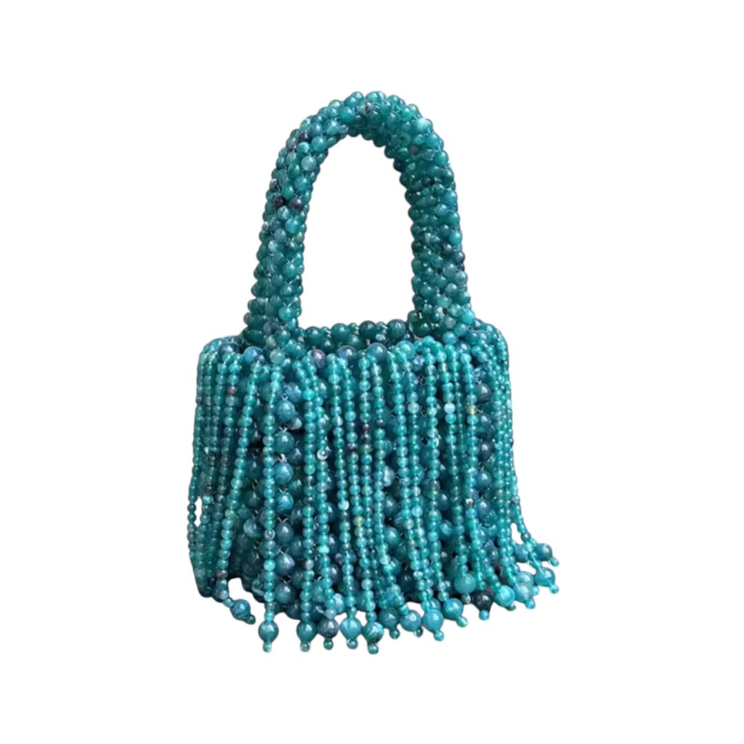Lilia Mini Beaded Bucket Bag, the best customized gift and gifts for her and for him from Inna Carton online shop Dubai, UAE!
