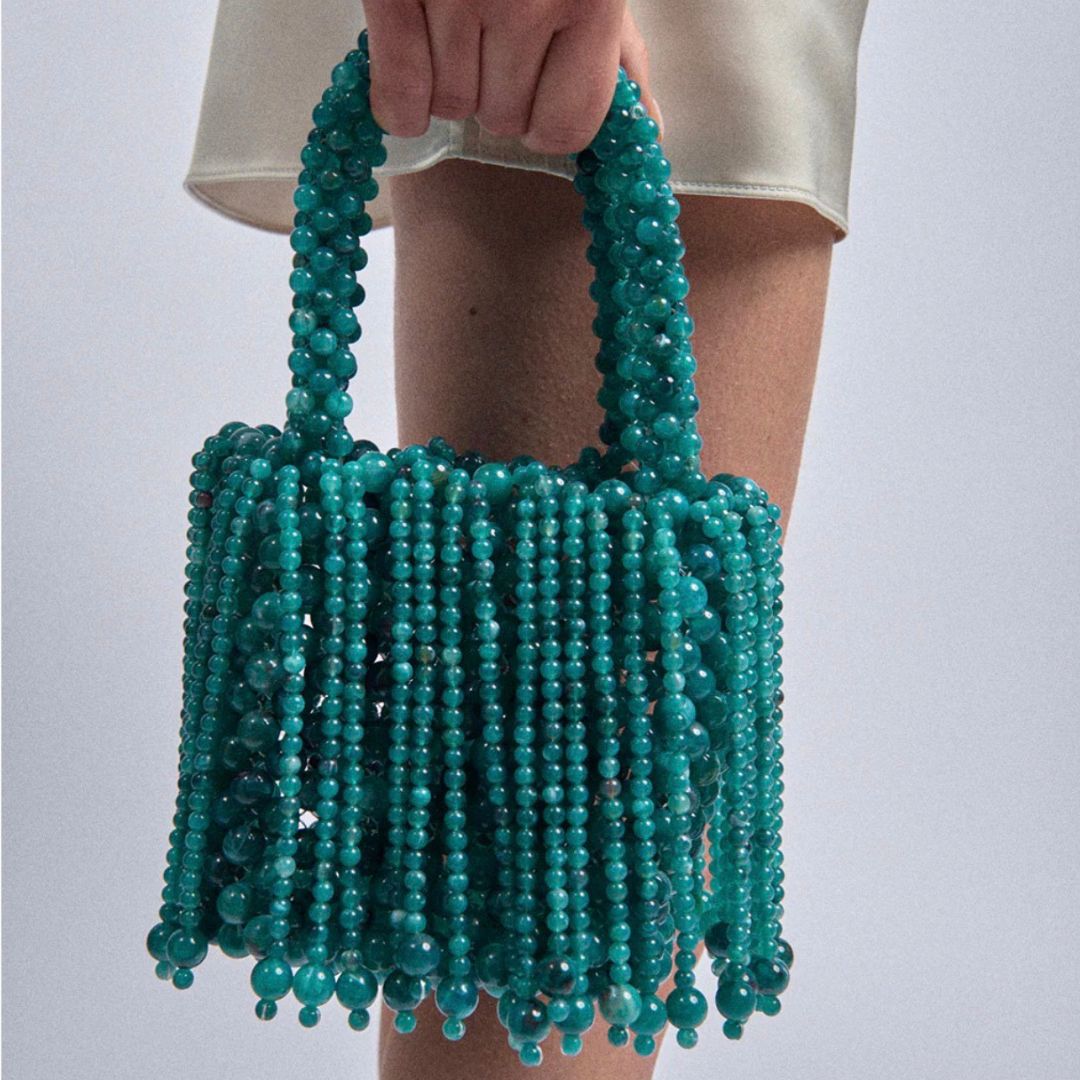 Lilia Mini Beaded Bucket Bag, the best customized gift and gifts for her and for him from Inna Carton online shop Dubai, UAE!
