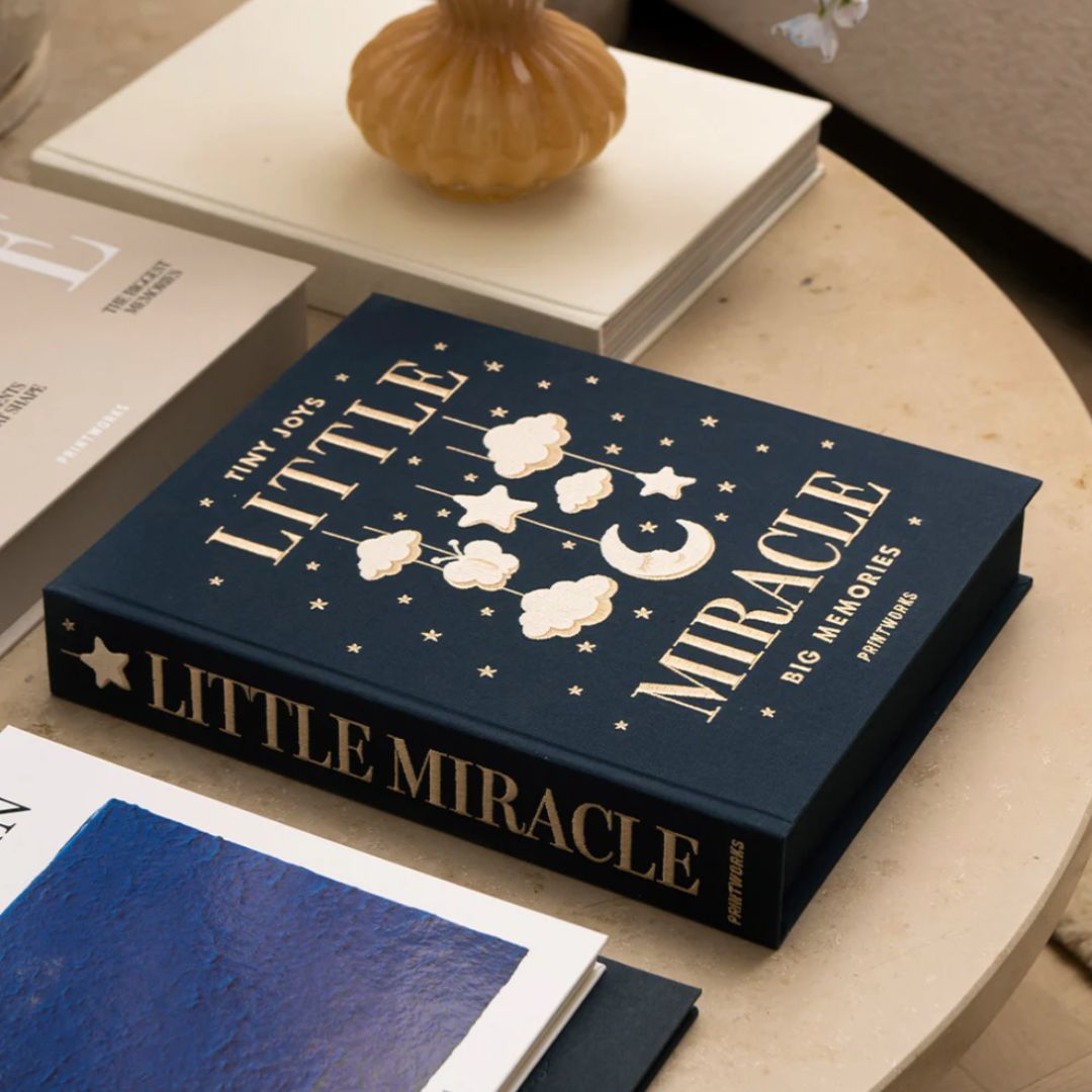 Little Miracle Embroidered Photo Album, the best customized gift and gifts for her and for him from Inna Carton online shop Dubai, UAE!
