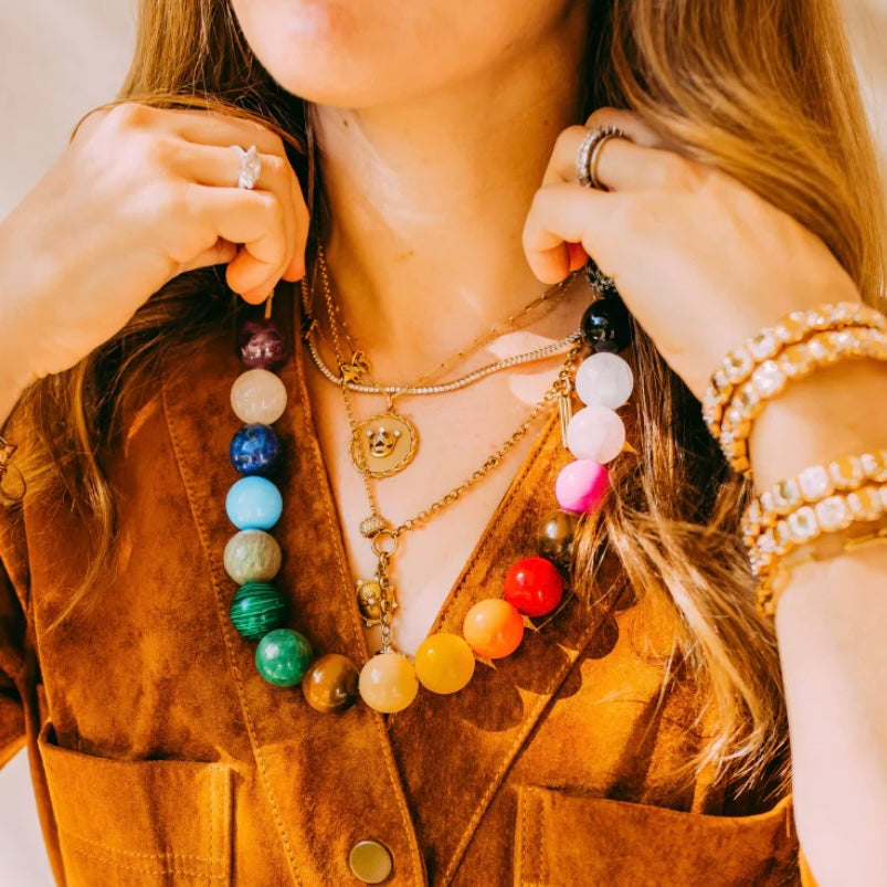 Luna Pop Oversized Necklace, the best customized gift and gifts for her and for him from Inna Carton online shop Dubai, UAE!