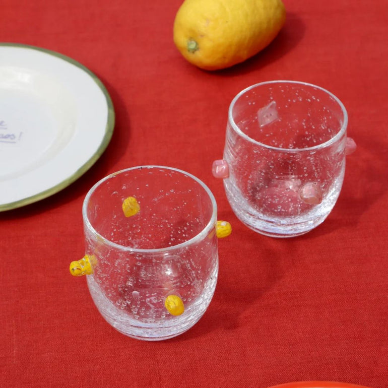 Manola Glass Tumblers Pink Set, the best customized gift and gifts for her and for him from Inna Carton online shop Dubai, UAE!
 