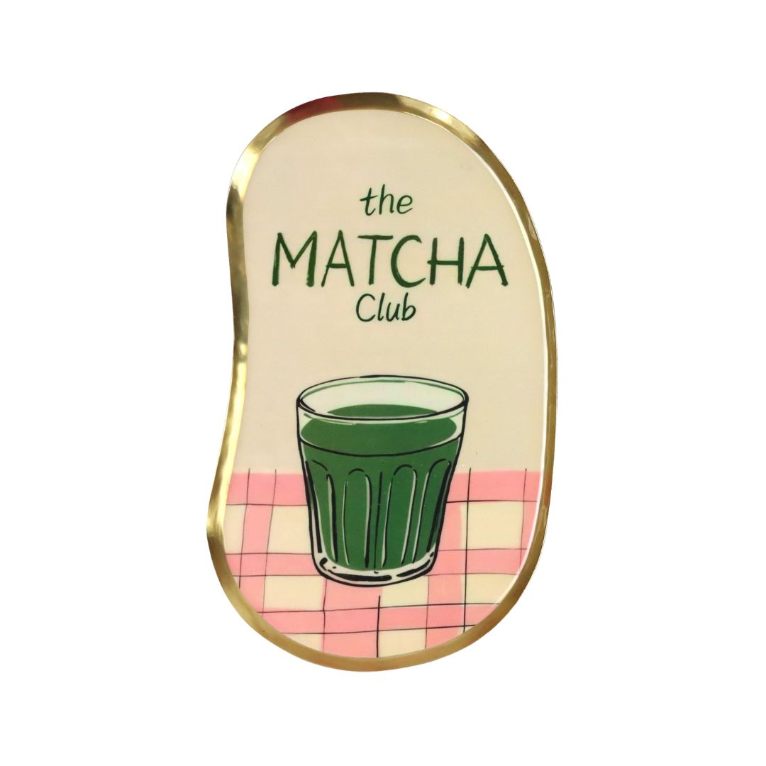 The Matcha Club Iron Tray, the best customized gift and gifts for her and for him from Inna Carton online shop Dubai, UAE!
