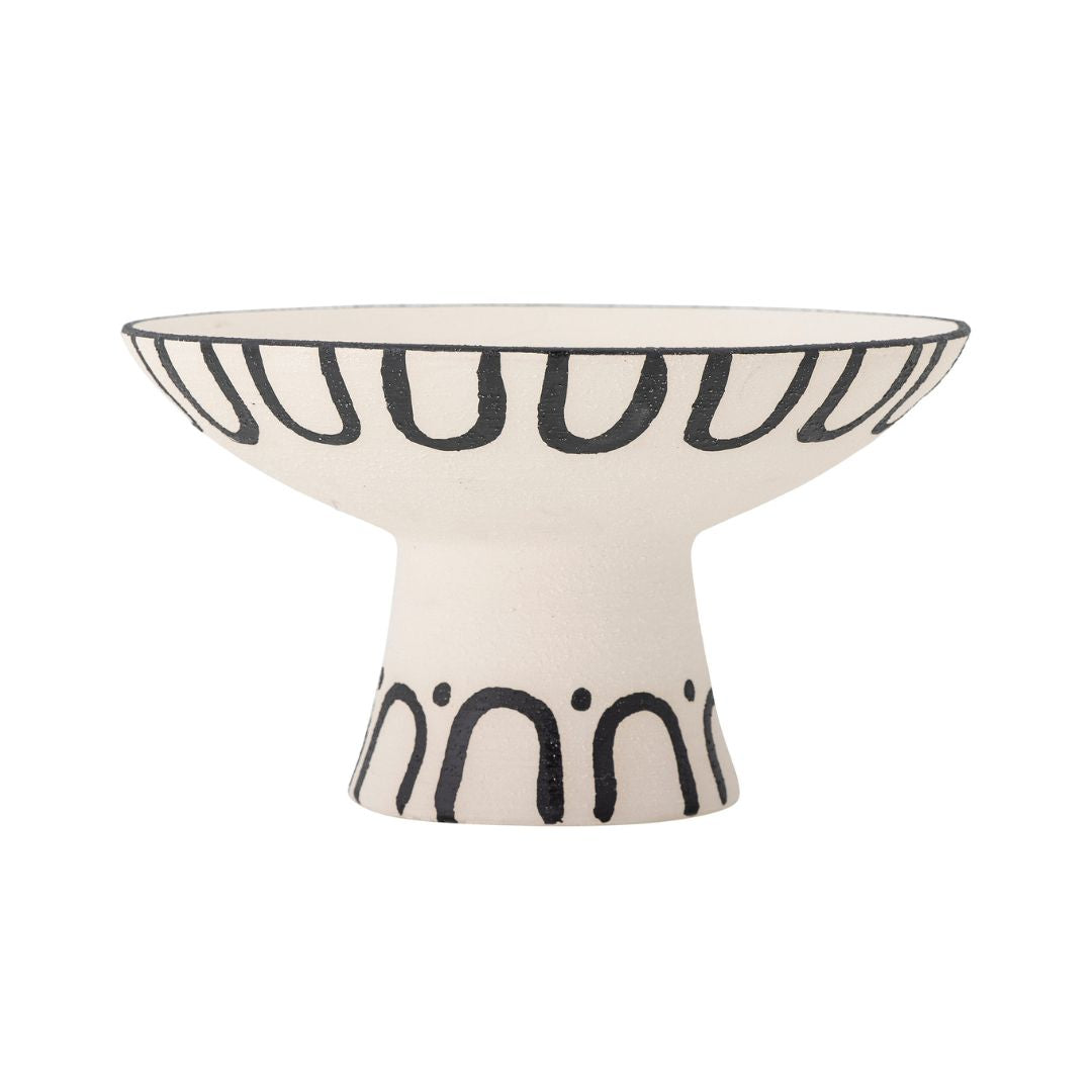 Mayotte Stoneware Pedestal Bowl Black, the best customized gift and gifts for her and for him from Inna Carton online shop Dubai, UAE!
