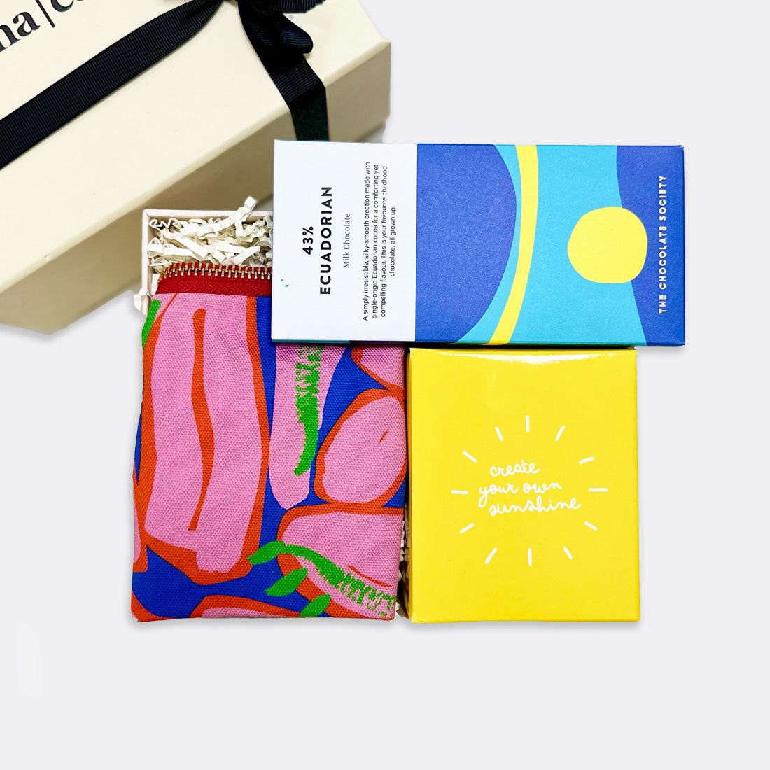 Artsy Zip case Create Your Own Sunshine Candle Ecuadorian Milk Chocolate Bar , shop the best Christmas gift gifts for her for him from Inna carton online store dubai, UAE!