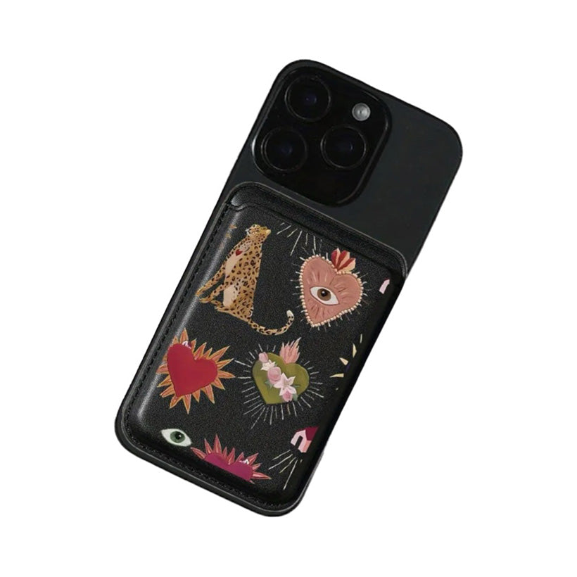 Mystical Phone Case Card Holder Black, the best customized gift and gifts for her and for him from Inna Carton online shop Dubai, UAE!