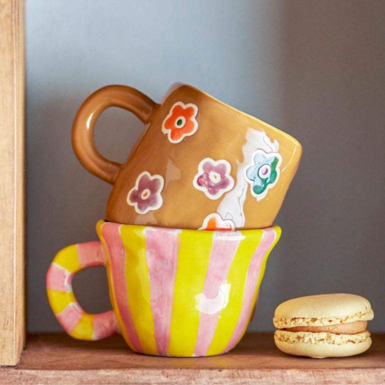 Nini Cup Set Mustard, the best customized gift and gifts for her and for him from Inna Carton online shop Dubai, UAE!