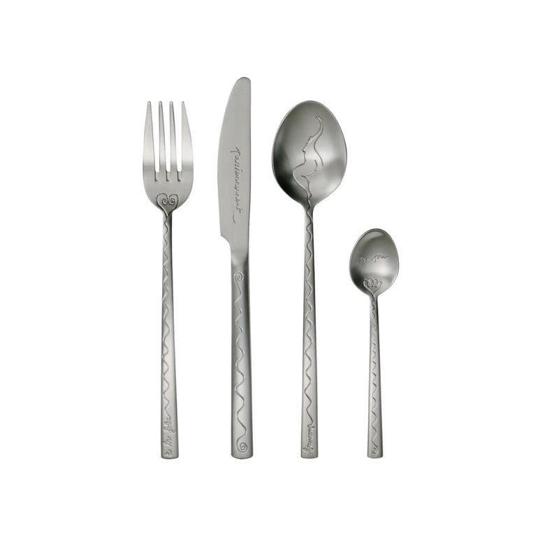Passionnément Ceramic Holder 24 pcs Cutlery Set, the best customized gift and gifts for her and for him from Inna Carton online shop Dubai, UAE!
