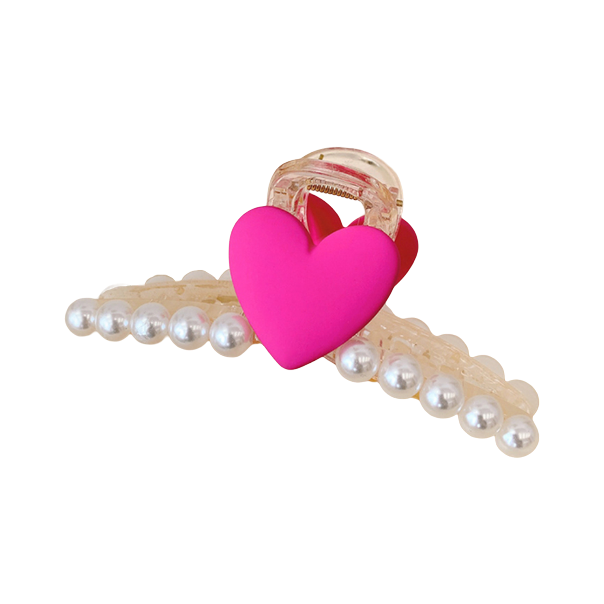 Pearly Heart Hair Clip | Pink, the best gift and gifts for him and for her from Inna Carton, the best online gift store in Dubai, UAE.