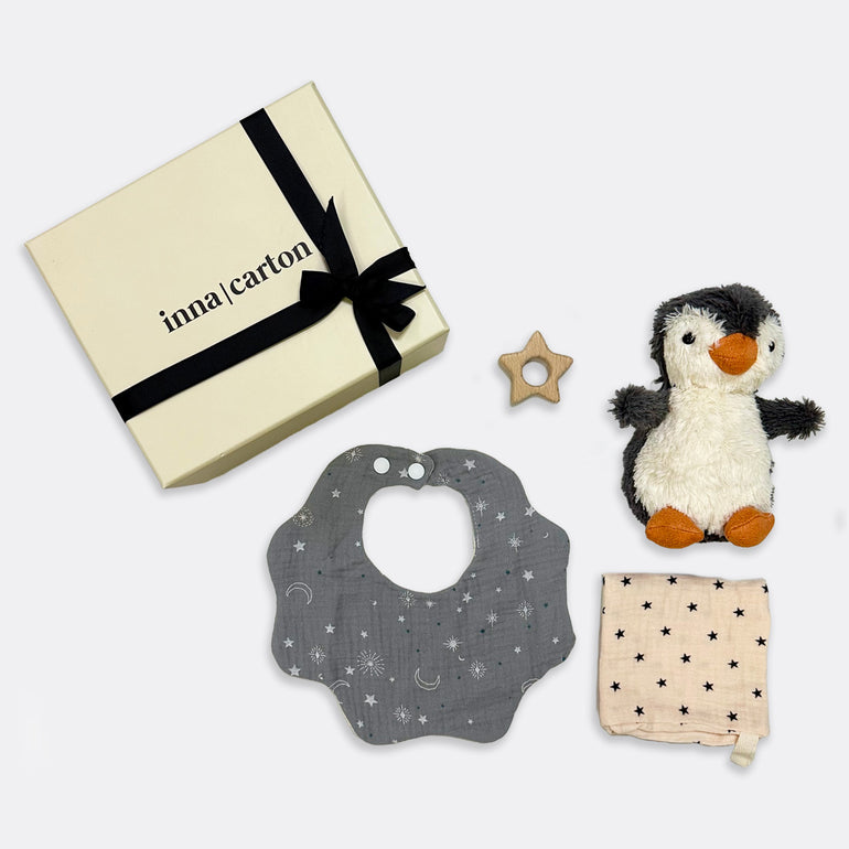 Peggy Soft Toy Twinkle Bib Twinkle Wooden Teether Muslin Square | Stars, shop the best Christmas gift gifts for her for him from Inna carton online store dubai, UAE!