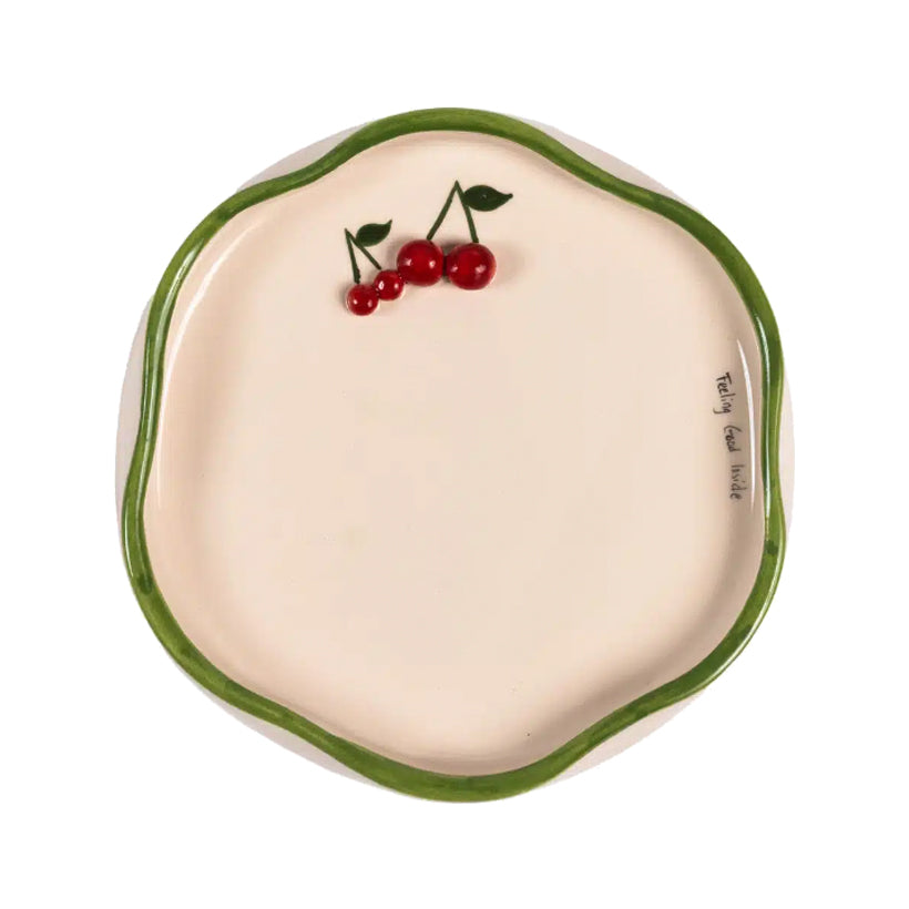 Petite 3D Plate Cherry, the best customized gift and gifts for her and for him from Inna Carton online shop Dubai, UAE!