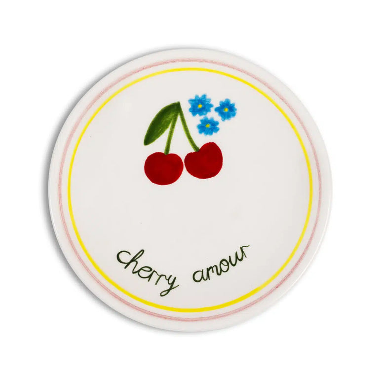 Petite Dessert Plate Cherry, the best customized gift and gifts for her and for him from Inna Carton online shop Dubai, UAE!