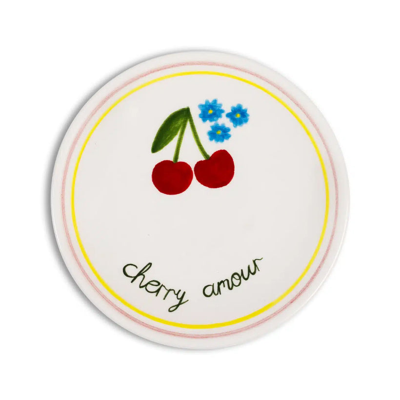 Petite Dessert Plate Cherry, the best customized gift and gifts for her and for him from Inna Carton online shop Dubai, UAE!