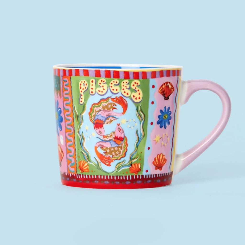 Pisces Porcelain Mug, the best customized gift and gifts for her and for him from Inna Carton online shop Dubai, UAE!