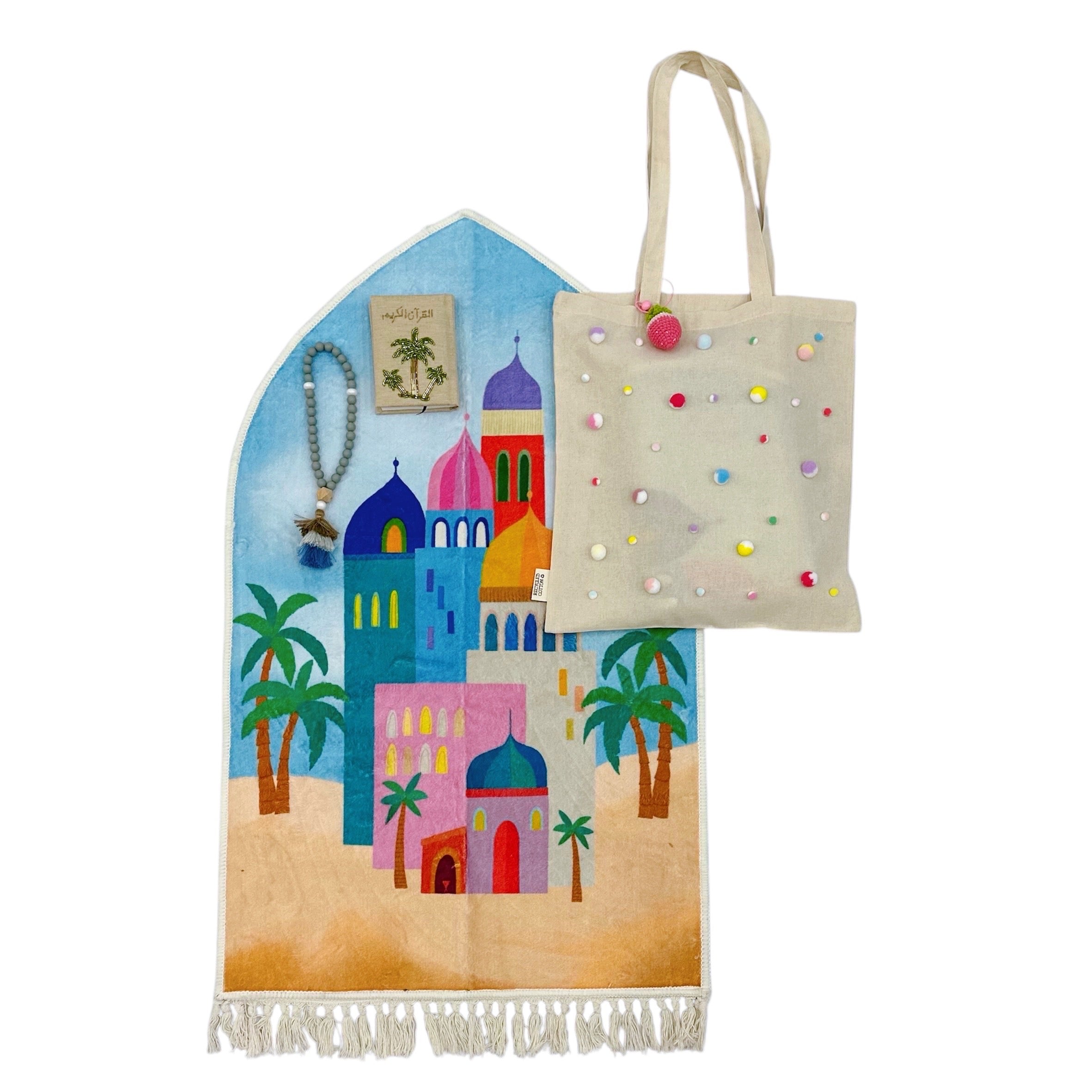  Prayer Mat, the best ramadan customize gift and gifts for her and for him from Inna Carton online shop Dubai, UAE!