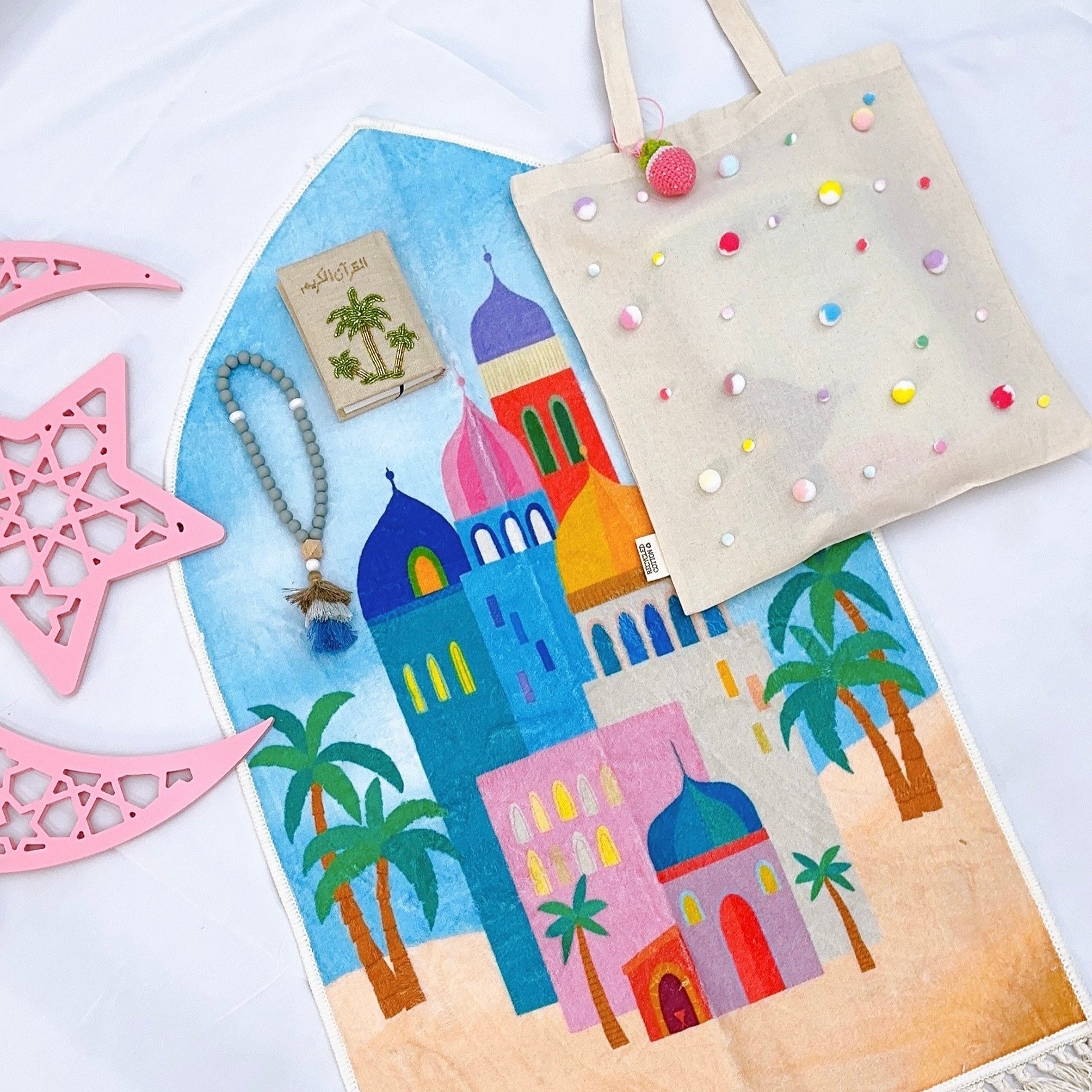  Prayer Mat, the best ramadan customize gift and gifts for her and for him from Inna Carton online shop Dubai, UAE!