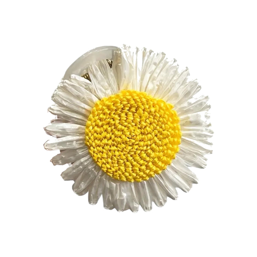 Raffia Daisy Hair Clip, the best customized gift and gifts for her and for him from Inna Carton online shop Dubai, UAE!