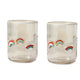 Rainbow Glass Tumblers, the best ramadan customize gift and gifts for her and for him from Inna Carton online shop Dubai, UAE!