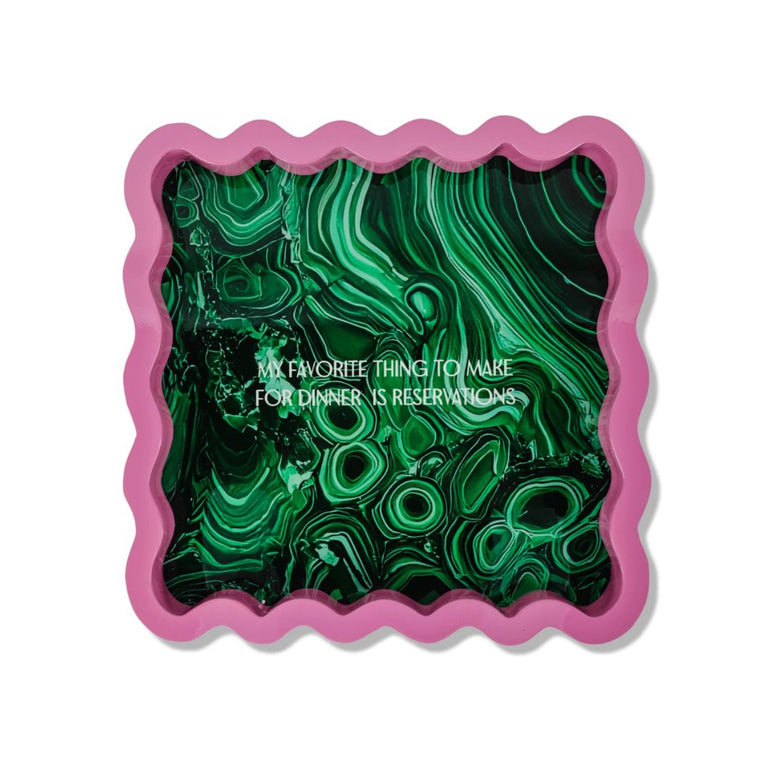 "Reservations" Large Laquer Tray, the best customized gift and gifts for her and for him from Inna Carton online shop Dubai, UAE!
