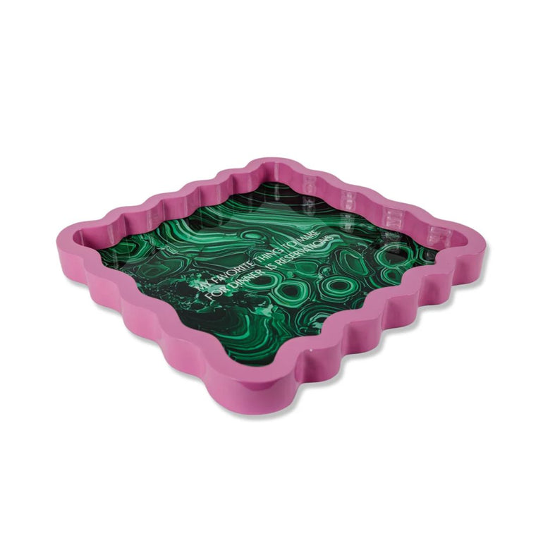 "Reservations" Large Laquer Tray, the best customized gift and gifts for her and for him from Inna Carton online shop Dubai, UAE!
