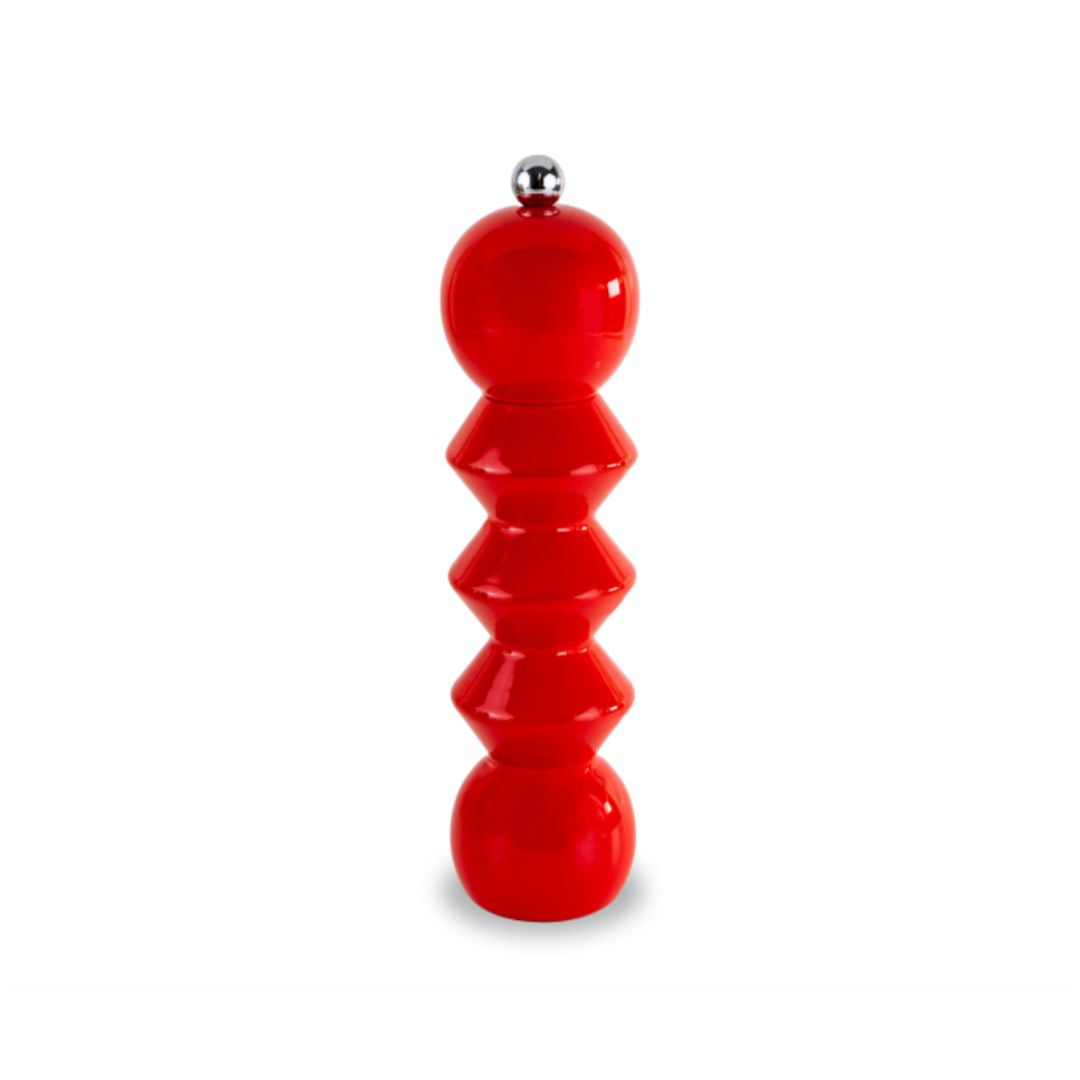 Retro Rib Wooden Salt & Pepper Mill Red, the best customized gift and gifts for her and for him from Inna Carton online shop Dubai, UAE!
