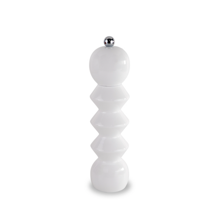 Retro Rib Wooden Salt & Pepper Mill White, the best customized gift and gifts for her and for him from Inna Carton online shop Dubai, UAE!
