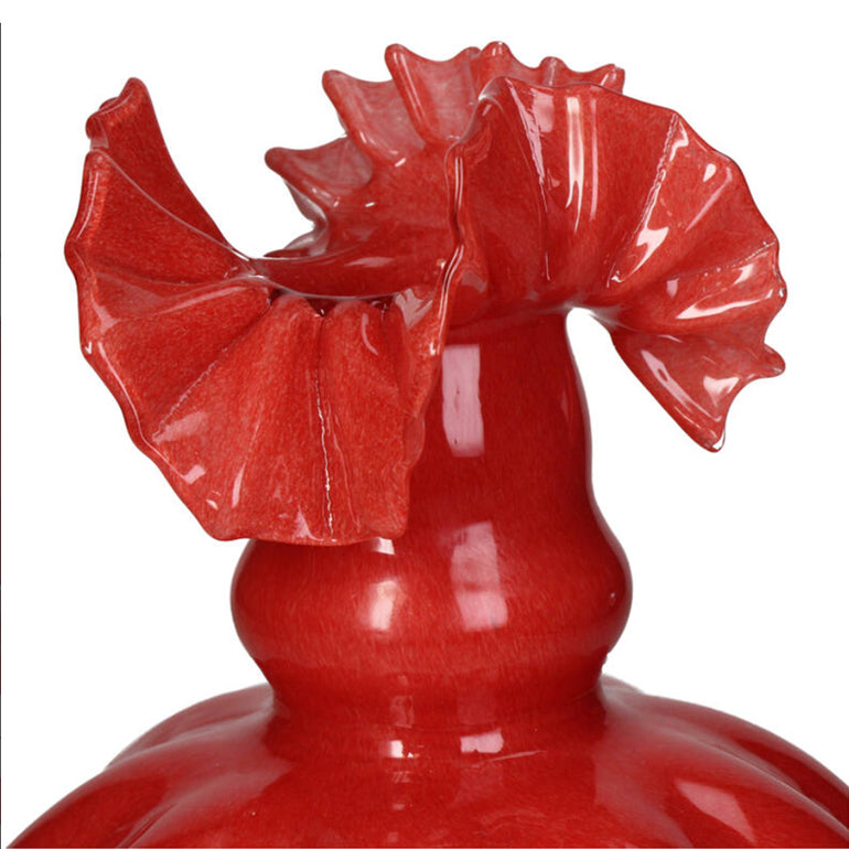 Ruffle Vase Red, the best customized gift and gifts for her and for him from Inna Carton online shop Dubai, UAE!