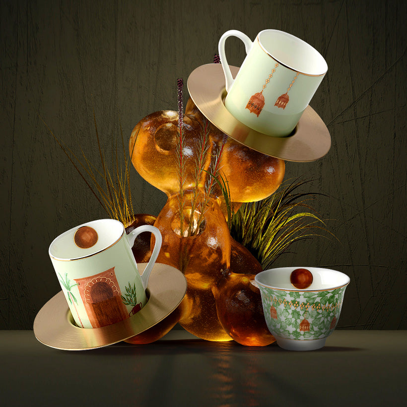 Sahara Coffee Cups, the best ramadan customize gift and gifts for her and for him from Inna Carton online shop Dubai, UAE!
