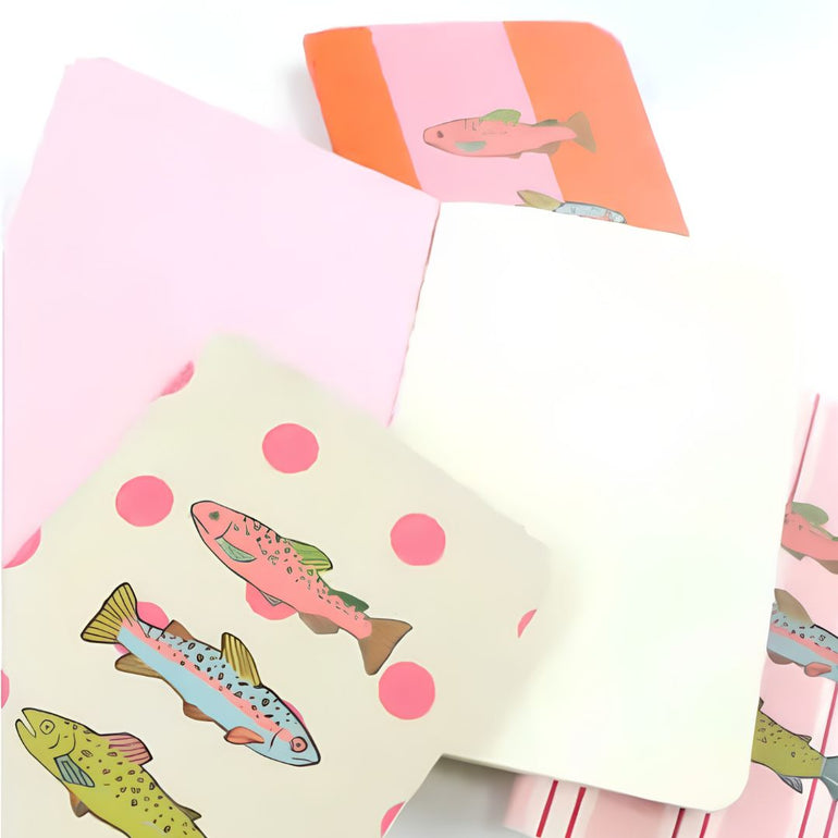 Sardines Cotton Pocket Notebooks Set, the best customized gift and gifts for her and for him from Inna Carton online shop Dubai, UAE!
