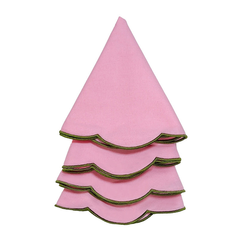Scallop Napkins Set of 4, the best customize gift and gifts for her and for him from Inna Carton online shop Dubai, UAE!
