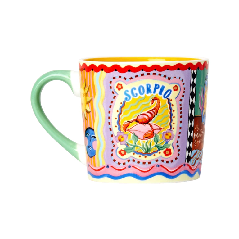 Scorpio Porcelain Mug, the best customized gift and gifts for her and for him from Inna Carton online shop Dubai, UAE!