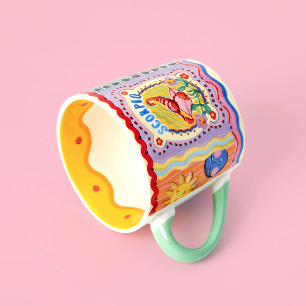 Scorpio Porcelain Mug, the best customized gift and gifts for her and for him from Inna Carton online shop Dubai, UAE!