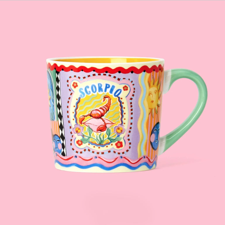 Scorpio Porcelain Mug, the best customized gift and gifts for her and for him from Inna Carton online shop Dubai, UAE!