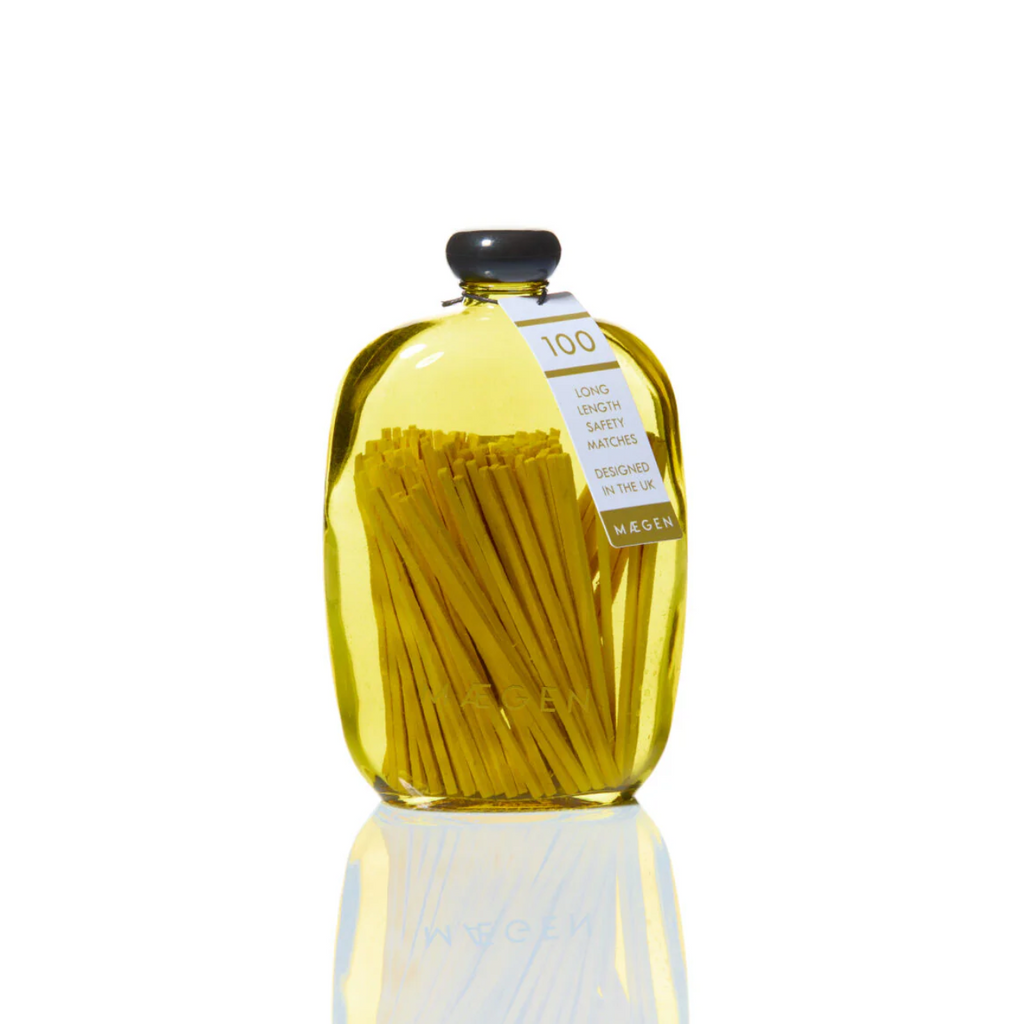 Bubble Glass Matches | Yellow