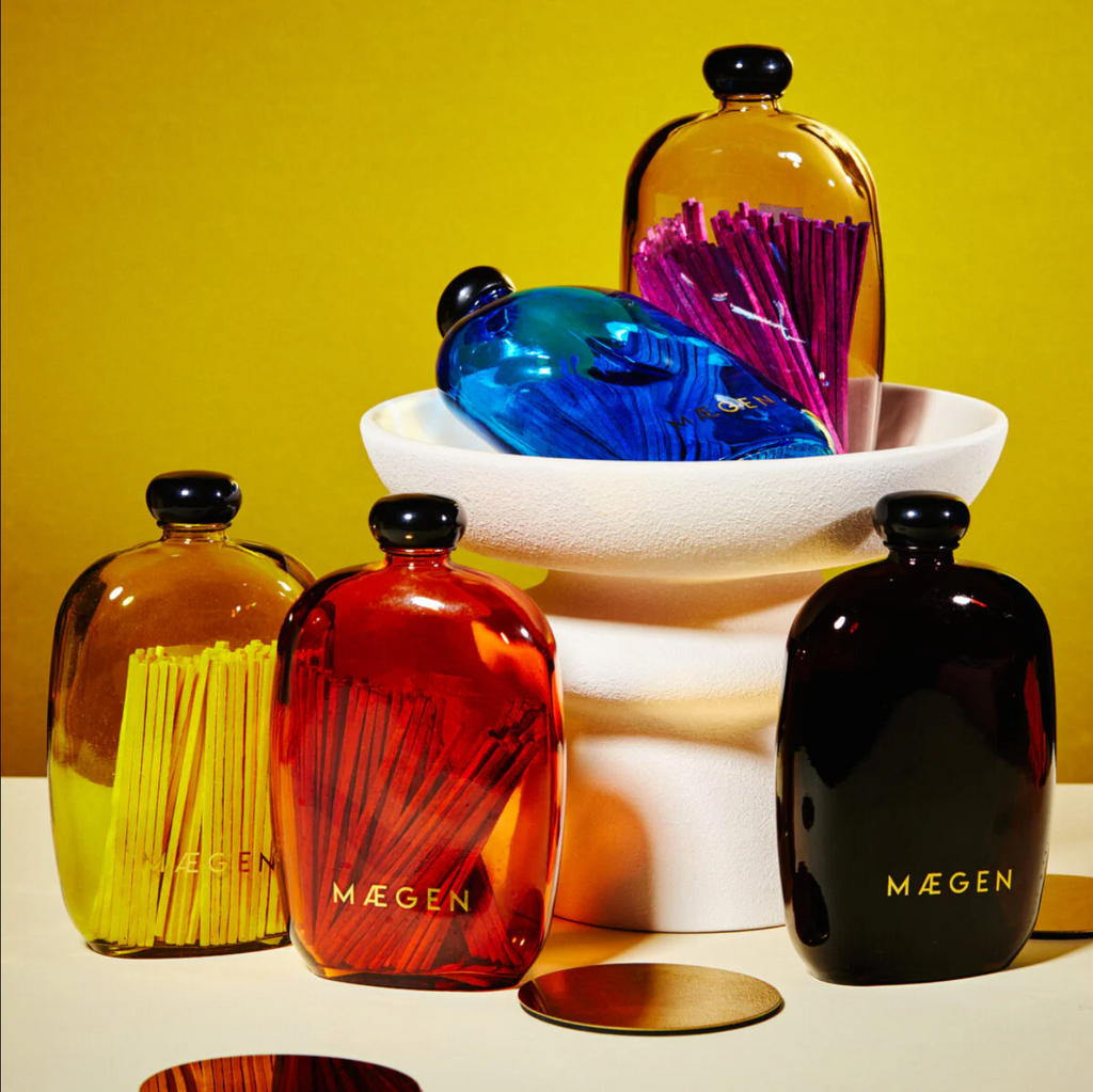 Bubble Glass Matches | Yellow
