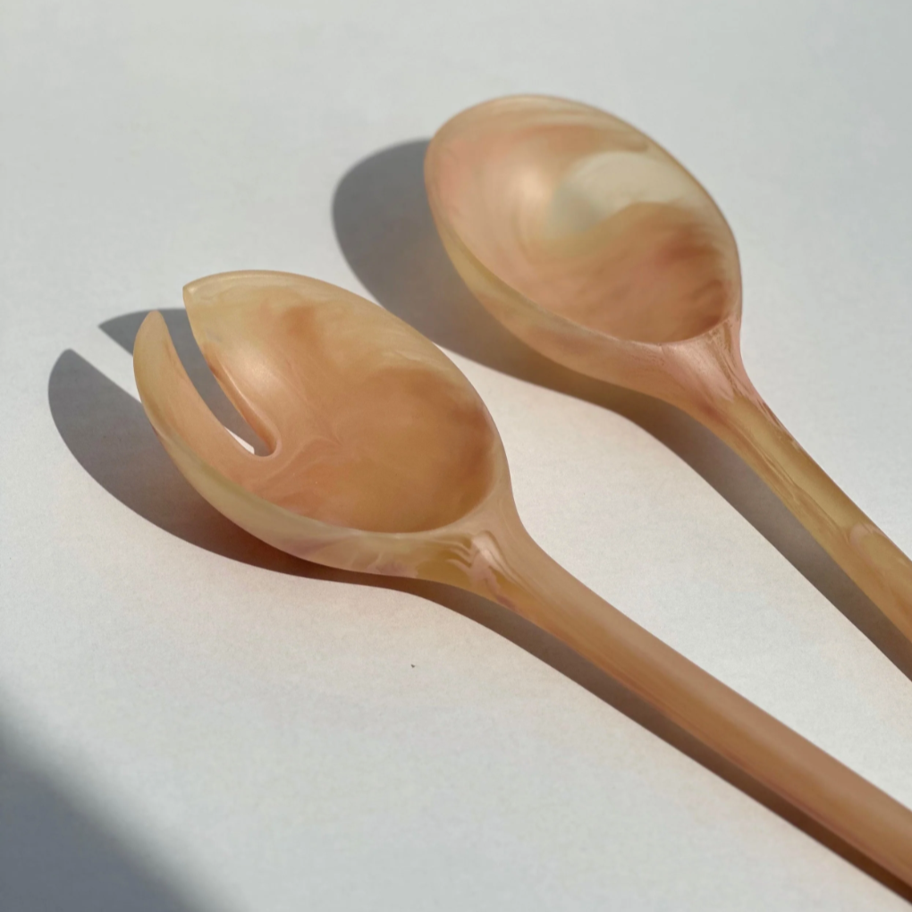 Salad Servers Coral, the best customized gift and gifts for her and for him from Inna Carton online shop Dubai, UAE!