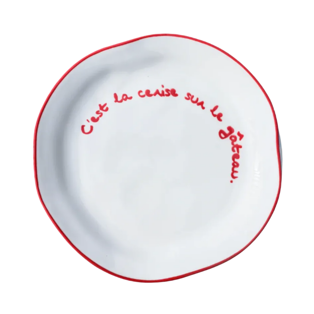Statement Plate | C'est la cerise sur le gâteau