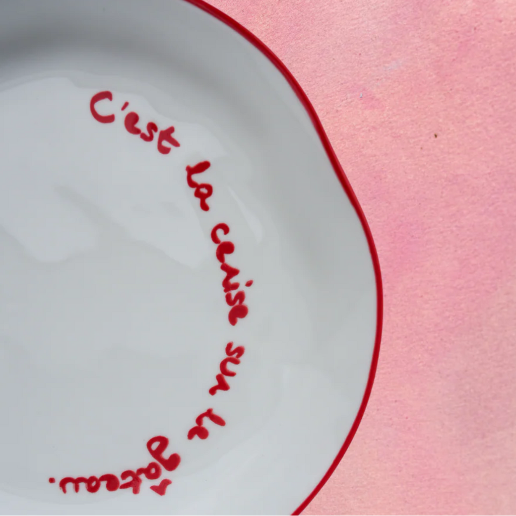 Statement Plate | C'est la cerise sur le gâteau