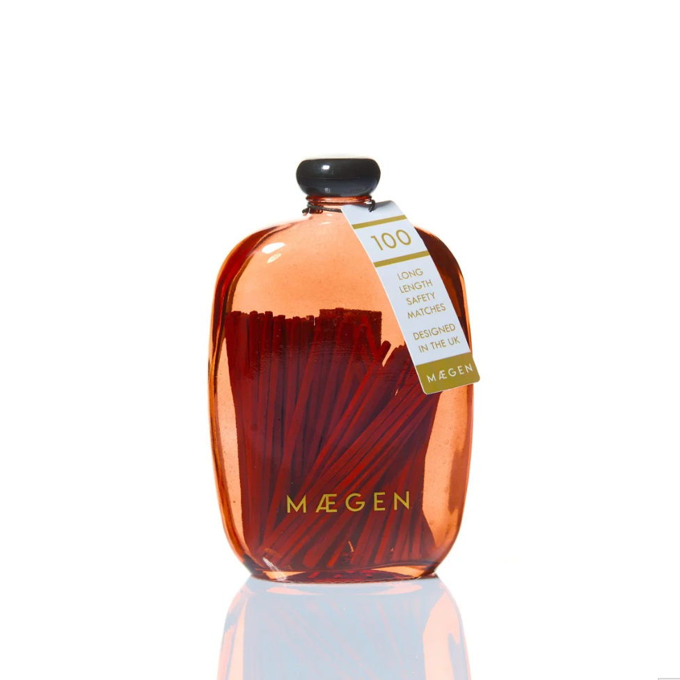 Bubble Glass Matches | Red