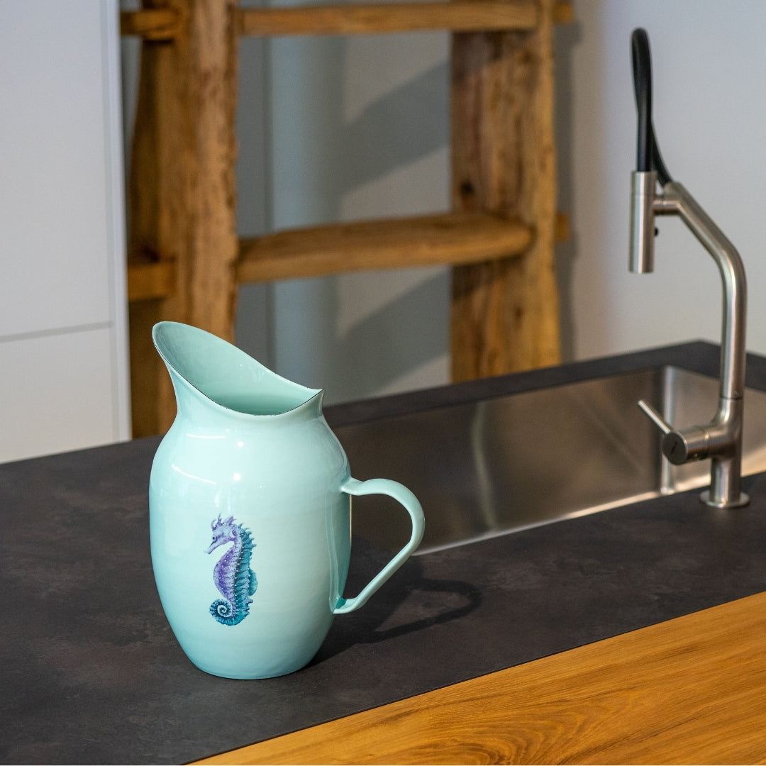Seahorse Enamel Carafe, the best customized gift and gifts for her and for him from Inna Carton online shop Dubai, UAE!
