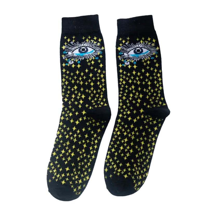 Sparky Eyes Socks, shop the best Christmas gift gifts for her for him from Inna carton online store dubai, UAE!